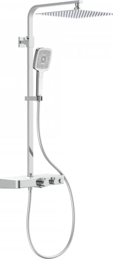 Schütte 60530 - Set doccia con miscelatore termostatico OCEAN, cromo lucido