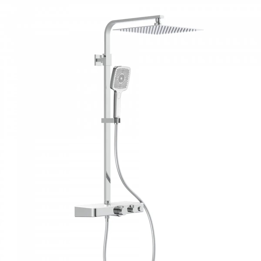 Schütte 60530 - Set doccia con miscelatore termostatico OCEAN, cromo lucido