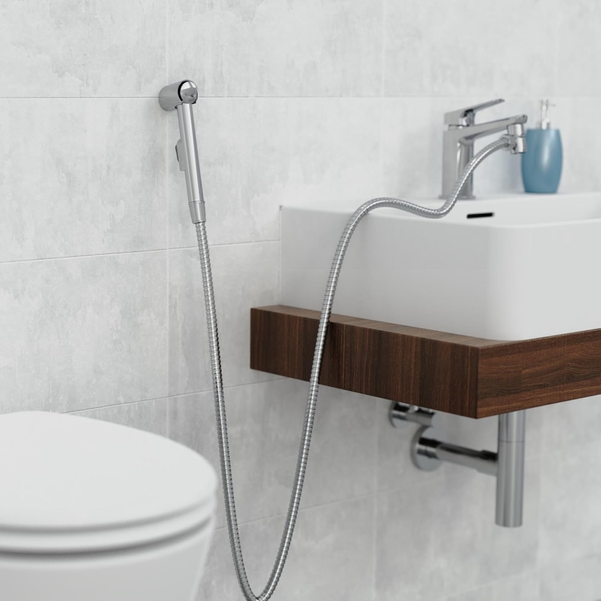 Schütte 78016 - Doccetta per lavabo, cromo lucido
