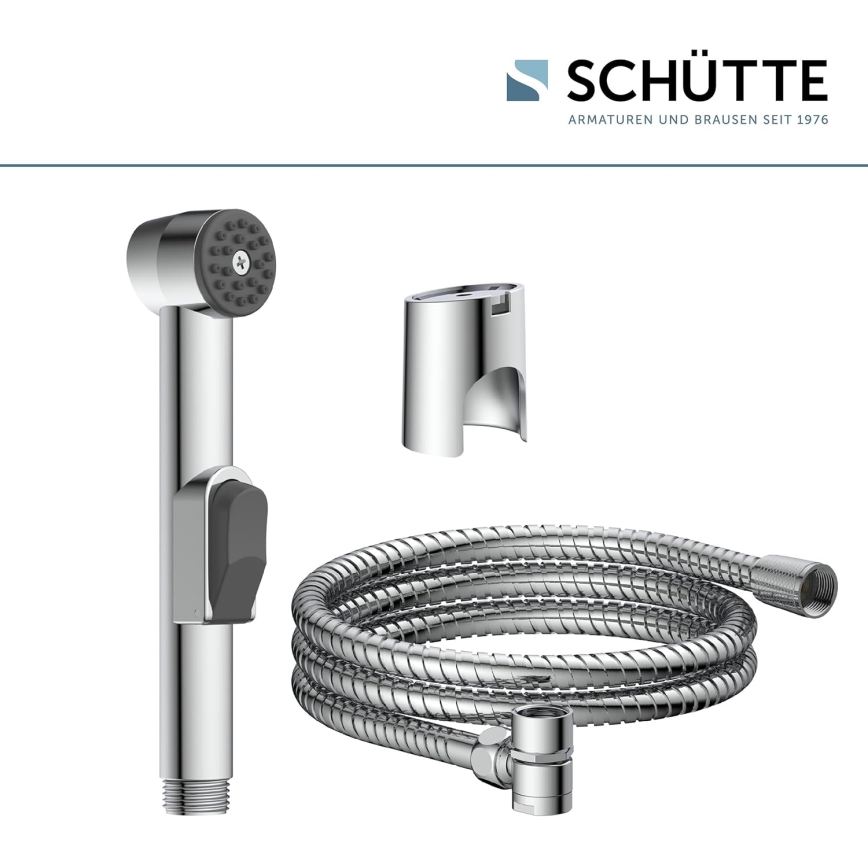 Schütte 78016 - Doccetta per lavabo, cromo lucido