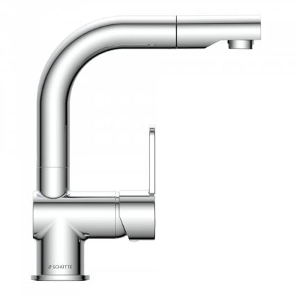Schütte 79710 - Rubinetto per lavello LONDON con doccetta estraibile, finitura cromata lucida