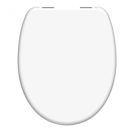 Schütte 82100-A - Sedile WC bianco a chiusura rallentata in Duroplast