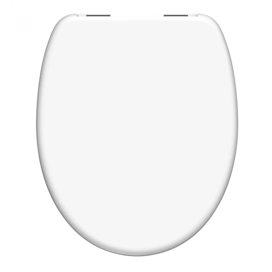 Schütte 82100-A - Sedile WC bianco a chiusura rallentata in Duroplast