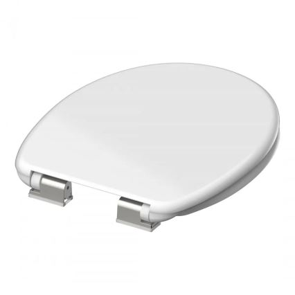 Schütte 82100-A - Sedile WC bianco a chiusura rallentata in Duroplast