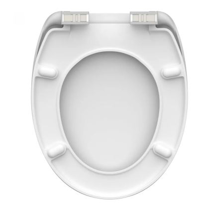 Schütte 82100-A - Sedile WC bianco a chiusura rallentata in Duroplast