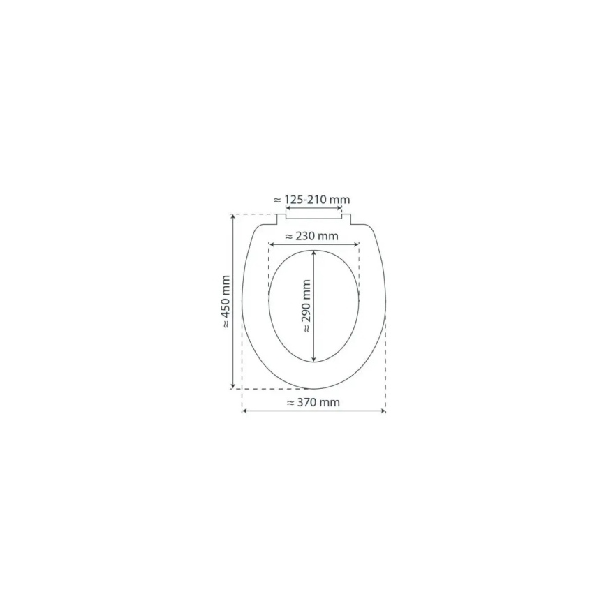 Schütte 82100-A - Sedile WC bianco a chiusura rallentata in Duroplast