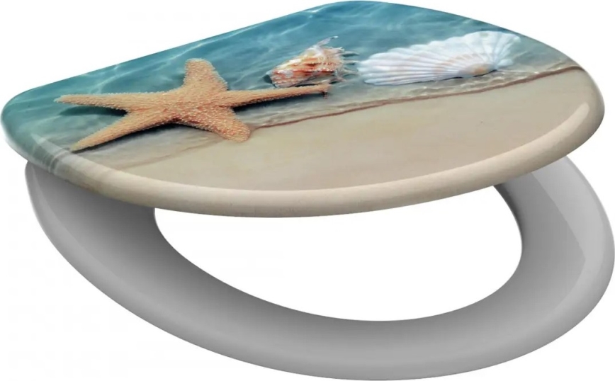 Schütte 82196 - Sedile WC BEACH SoftClose in Duroplast