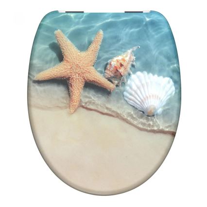 Schütte 82196 - Sedile WC BEACH SoftClose in Duroplast