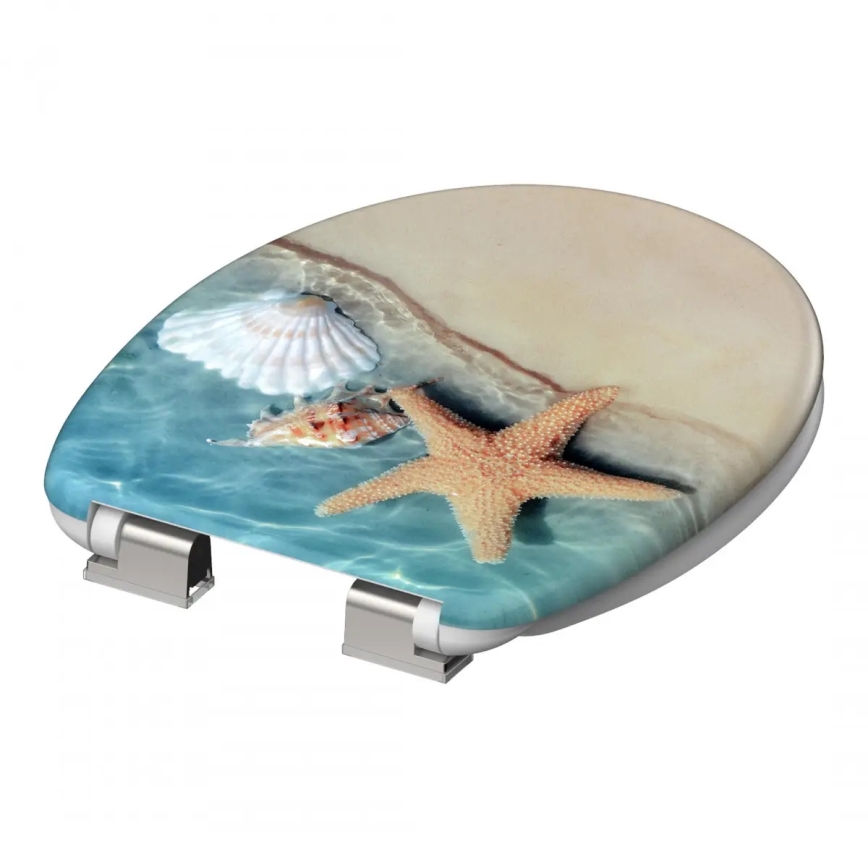 Schütte 82196 - Sedile WC BEACH SoftClose in Duroplast