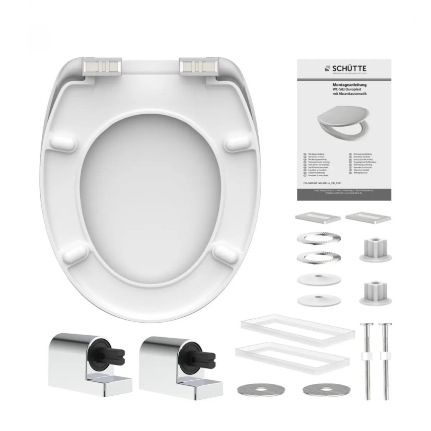 Schütte 82196 - Sedile WC BEACH SoftClose in Duroplast