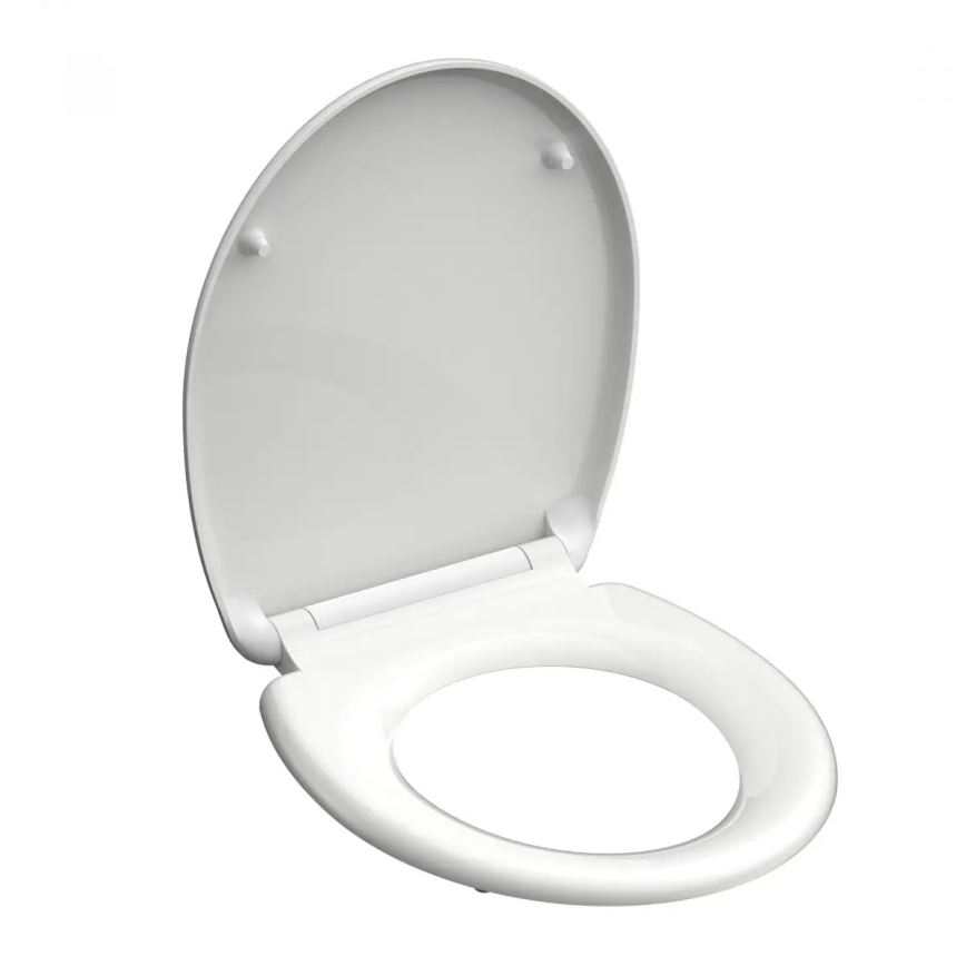 Schütte 82300-A - Sedile per WC BIANCO con chiusura SoftClose in Duroplast