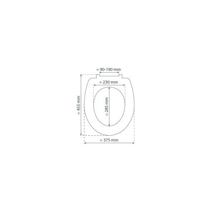 Schütte 82304-A - Sedile WC ANTRACITE SoftClose in Duroplast