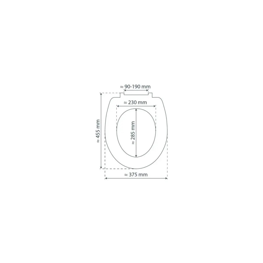Schütte 82304-A - Sedile WC ANTRACITE SoftClose in Duroplast