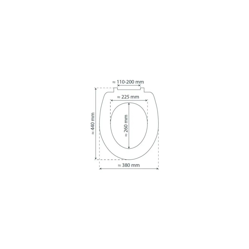 Schütte 84100-A - Copriwater bianco SoftClose in MDF (legno)