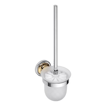Scopino per WC 11x37,5 cm argento/oro