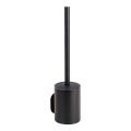 Scopino WC 8x35,5 cm acciaio inossidabile/nero