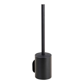 Scopino WC 8x35,5 cm acciaio inossidabile/nero