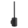 Scopino WC 8x35,5 cm acciaio inossidabile/nero