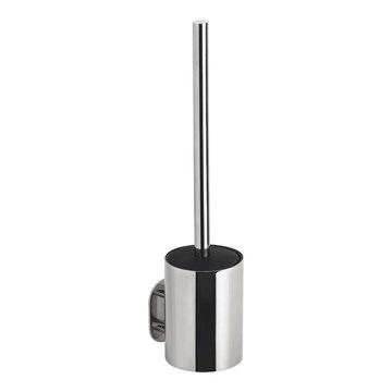 Scopino WC 8x35,5 cm acciaio inox/argento
