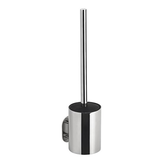 Scopino WC 8x35,5 cm acciaio inox/argento
