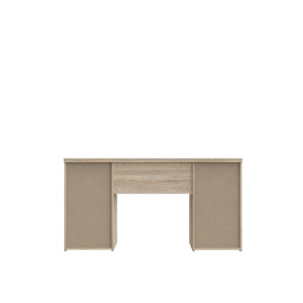 Scrivania ARENO bianco/rovere sonoma