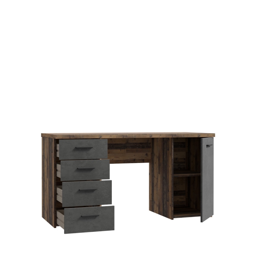 Scrivania ARENO marrone/grafite