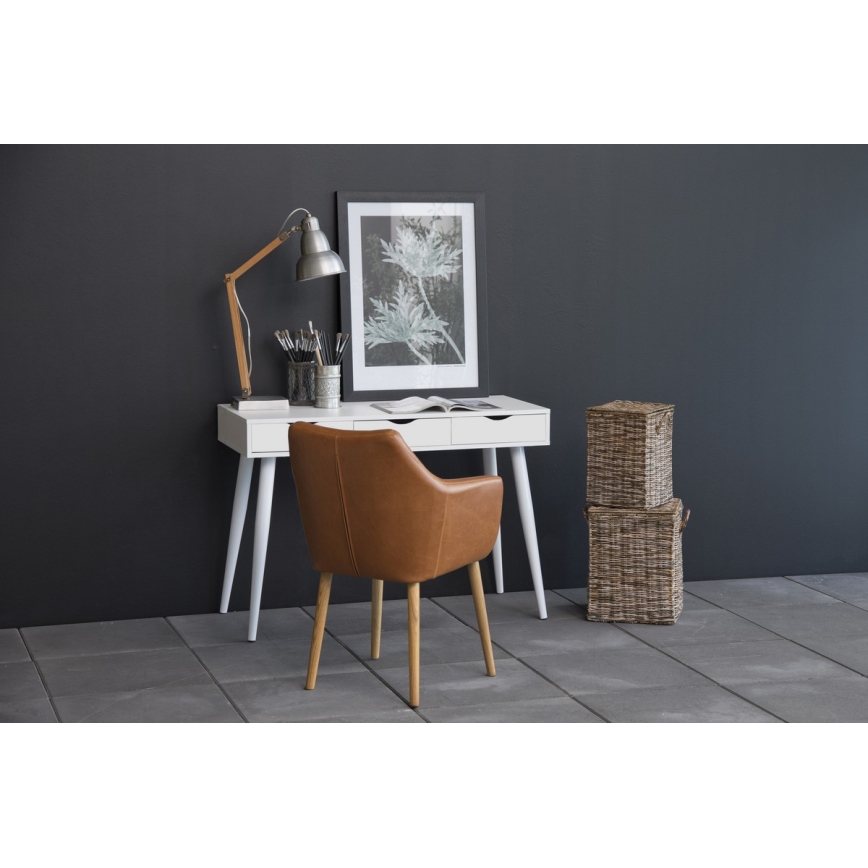 Scrivania con cassetti ADIS bianco