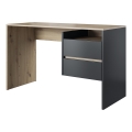 Scrivania con cassetti MARLO in rovere artisan/antracite