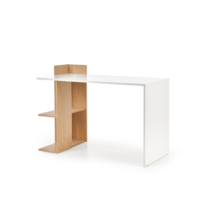 Scrivania COZYRA rovere/bianco