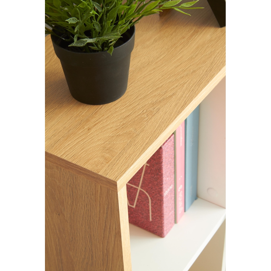 Scrivania GORA rovere/bianco