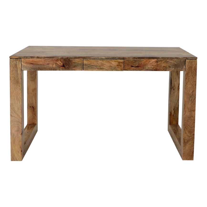 Scrivania HINA 130x70 cm in legno massiccio/albero di mango