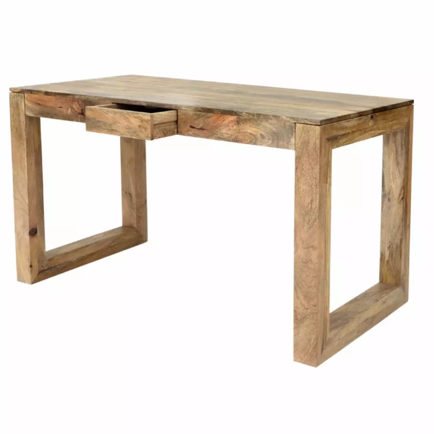Scrivania HINA 130x70 cm in legno massiccio/albero di mango
