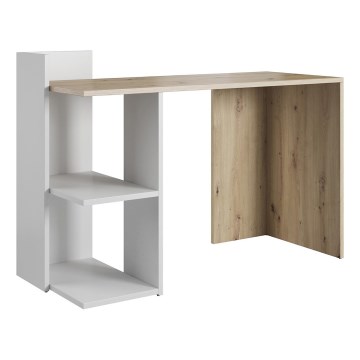 Scrivania MARLO in rovere Artisan/bianco