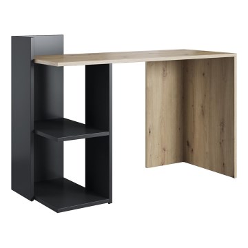Scrivania MARLO rovere artisan/antracite
