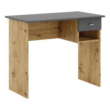 Scrivania RICO rovere artisan/grigio