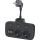 Sdoppiatore di prese con interruttore LINEA 2x230V + 4xUSB A/C SCHUKO nero