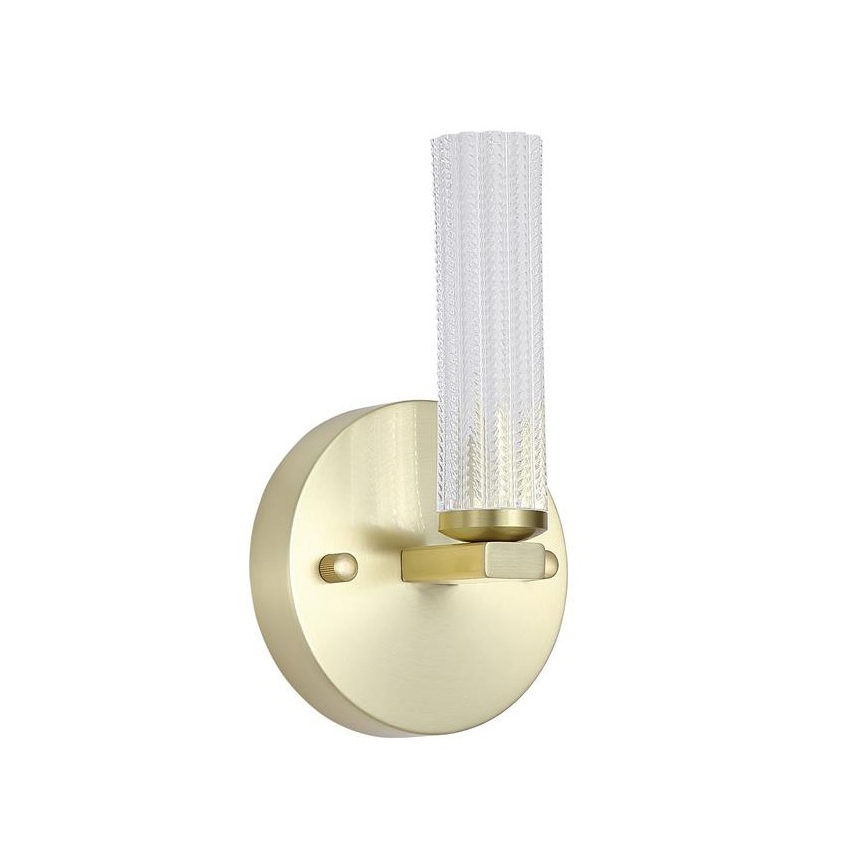 Searchlight - Applique da bagno dimmerabile ABERDEEN LED/7W/230V IP44, ottone