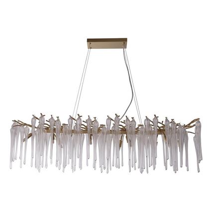 Searchlight - Lampadario a sospensione HERITAGE 10xG9/33W/230V