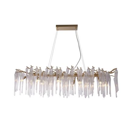Searchlight - Lampadario sospeso su cavo HERITAGE 10xG9/33W/230V