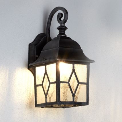 Searchlight - Applique da esterno GENONA 1xE27/60W/230V IP23
