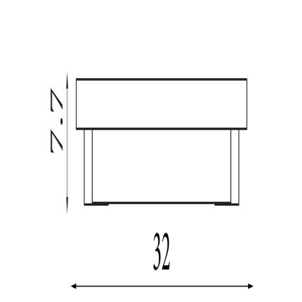 Searchlight - Lampada da parete LED ANCHOR LED/12W/230V