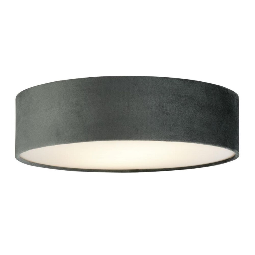 Searchlight - Plafoniera DRUM PLEAT 2xE27/15W/230V grigio