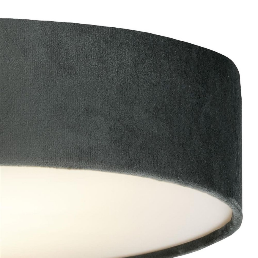 Searchlight - Plafoniera DRUM PLEAT 2xE27/15W/230V grigio