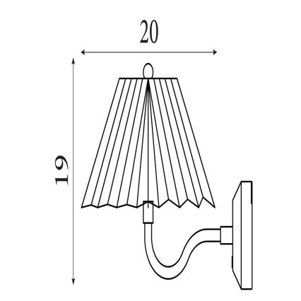 Searchlight - Applique dimmerabile a LED DANISH LED/1,5W/230V