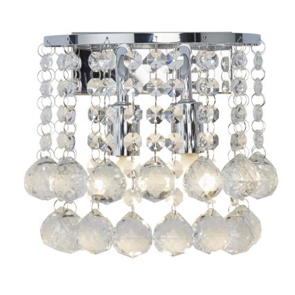 Searchlight - Applique di cristallo HANNA 2xG9/33W/230V