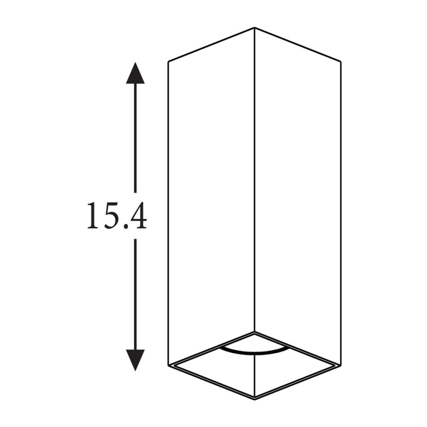 Searchlight - Applique da parete DON 2xGU10/10W/230V nera
