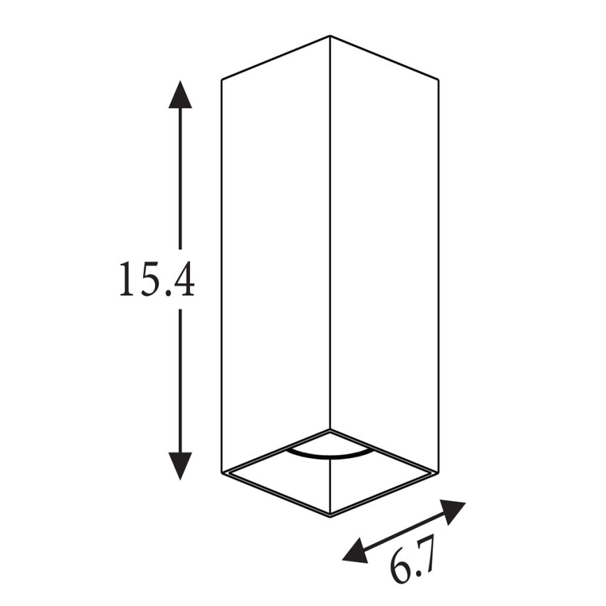Searchlight - Applique da parete DON 2xGU10/10W/230V bianca