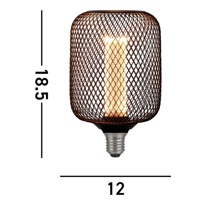 Searchlight - Lampadina LED decorativa WIRE MESH E27/4,5W/230V 2700K