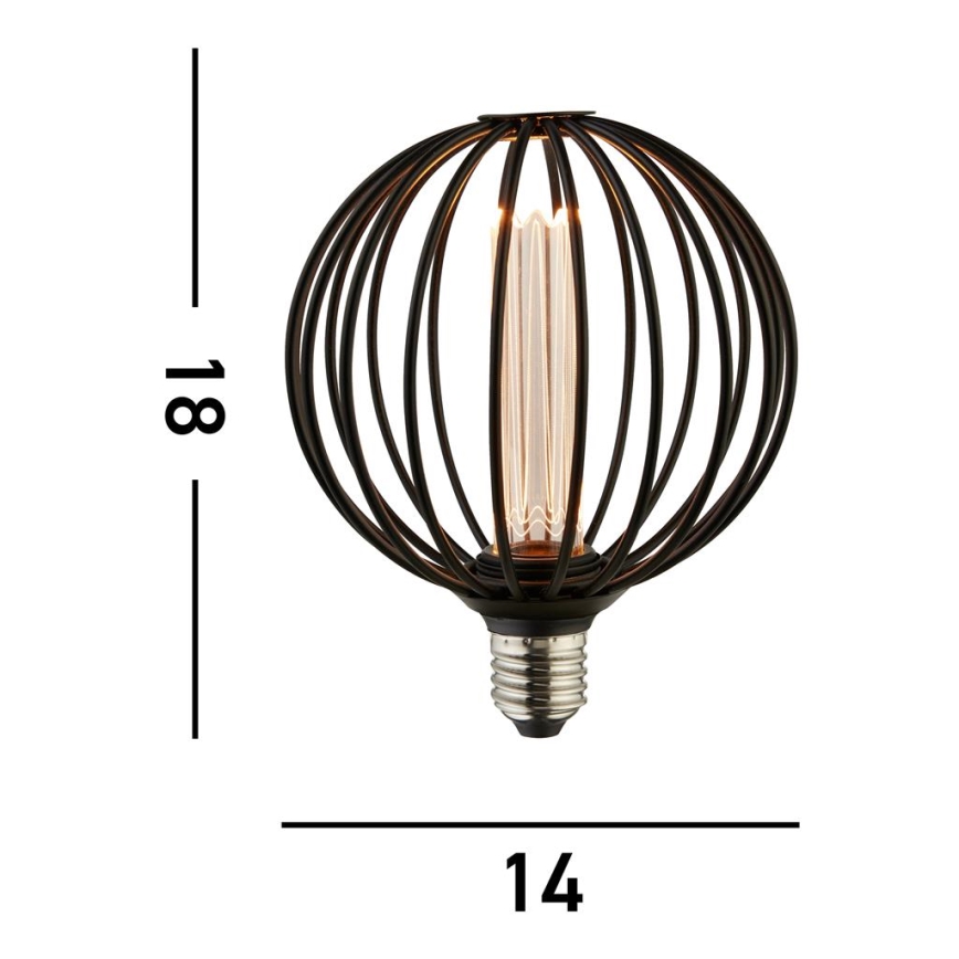 Searchlight - Lampadina decorativa a LED GLOBE E27/4,5W/230V 2700K