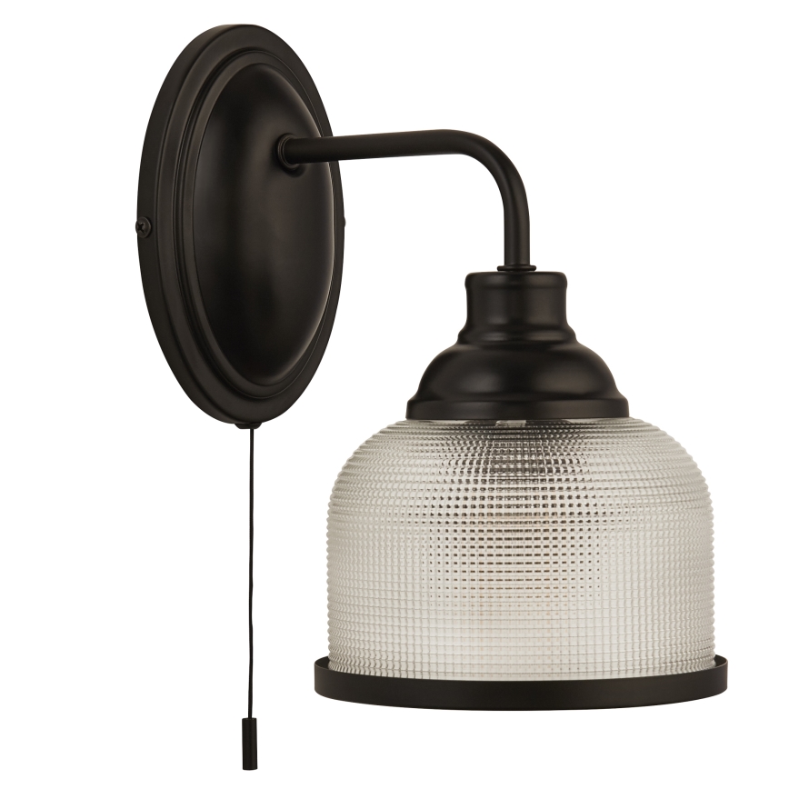 Searchlight - Applique BISTRO 1xE27/60W/230V nero